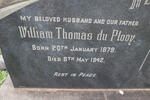 PLOOY William Thomas, du 1879-1942
