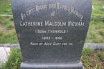 HIGHAM Catherine Malcolm nee THORROLD 1895-1944