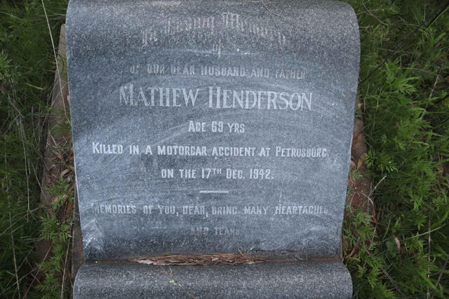 HENDERSON Mathew -1942