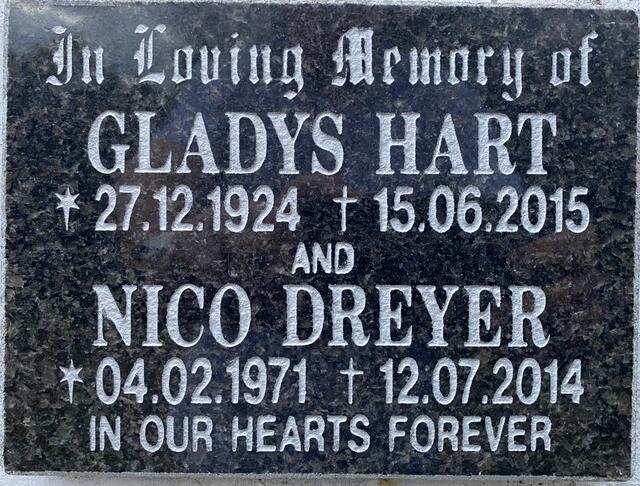 HART Gladys 1924-2015 :: DREYER Nico 1971-2014