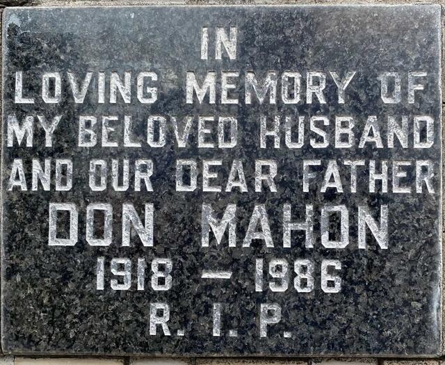 MAHON Don 1918-1986
