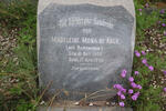 KOCK Madeleine Mona, de nee BARTMANN 1908-1940