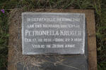 KRUGER Petronella 1931-1932