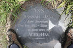 HAY Ann Hannah Jane nee SHEPSTONE 1892-1957