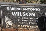 WILSON Barend Antonio 1964-2014
