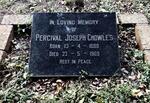 CHOWLES Percival Joseph 1888-1969