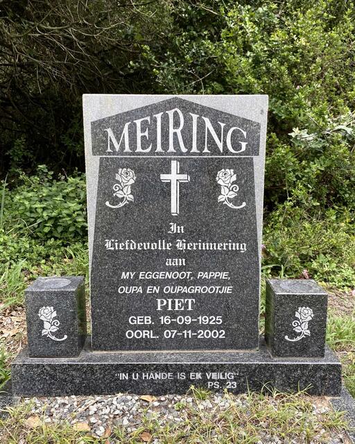 MEIRING Piet 1925-2002