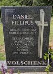 VOLSCHENK Daniel Fillipus 1966-2017