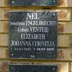NEL Elizabeth Johanna Cornelia formerly ENGELBRECHT nee VENTER 1935-2019
