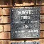 NORWIE Chris 1932-2007 & Ans 1932-2015