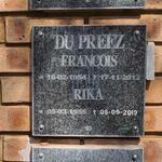 PREEZ Francois, du 1954-2012 & Rika 1955-2019