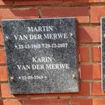 MERWE Martin, van der 1965-2007 & Karin 1969-