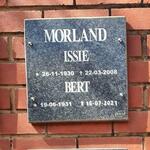 MORLAND Bert 1931-2021 & Issie 1930-2008