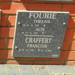 FOURIE Theuns 1949- & Alta 1957- :: CRAFFERT Francois 1978-2010