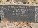 FIVAZ Phillip Frances 1900-1962