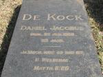 KOCK Daniel Jacobus, de -1966