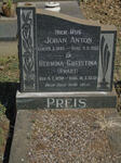 PREIS Johan Anton 1885-1962 & Hermina Christina SWART 1890-1972