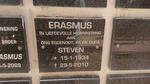 ERASMUS Steven 1934-2010