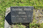 BROWN Catherine Rodger -1953
