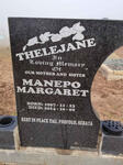 THELEJANE Manepo Margaret 1967-2014