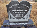 ZWAKALA Nondumiso Priscilla 1974-2017