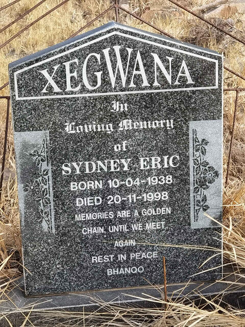 XEGWANA Sydney Eric 1938-1998