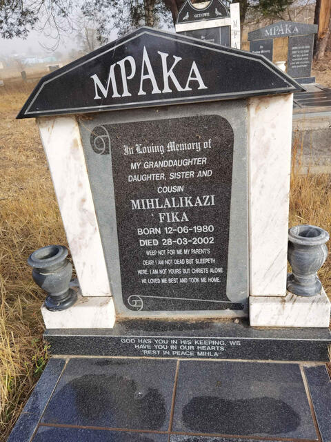MPAKA Mihlalikazi Fika 1980-2002
