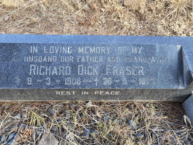 FRASER Richard Dick 1908-1972