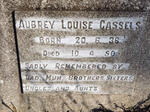 CASSELS Aubrey Louise 1936-1950