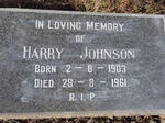 JOHNSON Harry 1903-1961