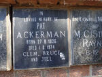 ACKERMAN Pat 1926-1974