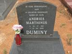 DUMINY Andries Marthinus 1921-2005