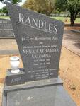 RANDLES Anna Catharina Salomina 1913-1991
