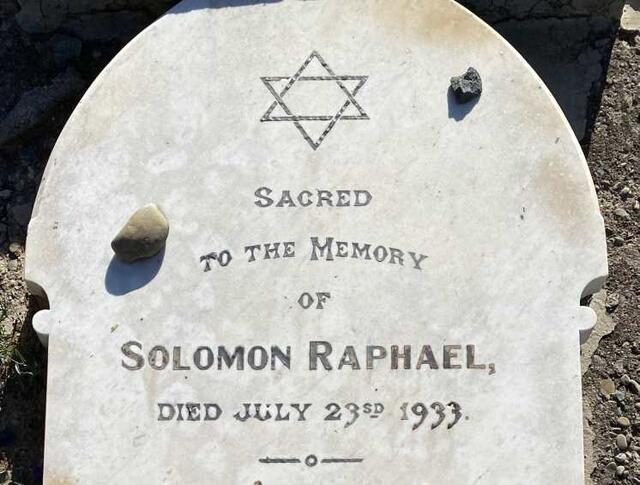 RAPHAEL Solomon -1933