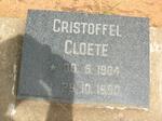 CLOETE Cristoffel 1904-1980