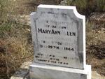 ALLEN Mary Ann nee MANLEY 1876-1944