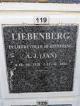 LIEBENBERG A.J. 1929-2016