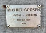 GOOSEN Michiel 1952-2017