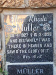 MULLER Ellen Rhoda 1927-1998
