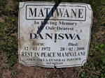 MATIWANE Daniswa 1972-2008