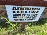 ADOONS Babalwa 1988-2009
