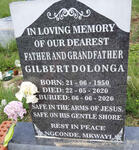DOLONGA Gilbert 1950-2020
