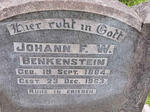 BENKENSTEIN Johann 1884-1963