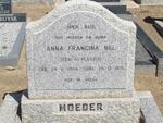 NEL Anna Francina nee DU PLESSIS 1884-1971