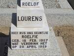 LOURENS Roelof 1957-1959
