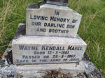 MAREE Wayne Kendall 1961-1962