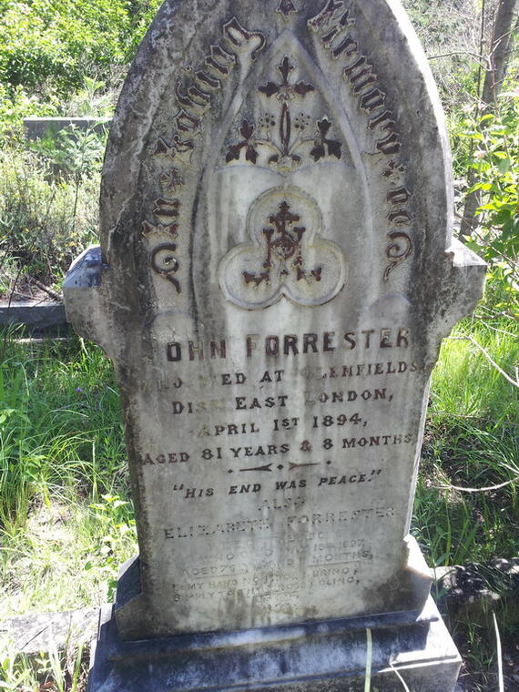 FORRESTER John -1894 & Elizabeth -1897
