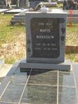ROSSOUW Mavis 1919-1998