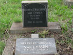 EYSSEN Hercules Morkel, van 1887-1974 :: VAN EYSSEN Florence Madeleine 1884-1917