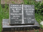 KELLETT Alfred Swain 1906-1989 & Mary Magdalene ALLISON 1911-1974